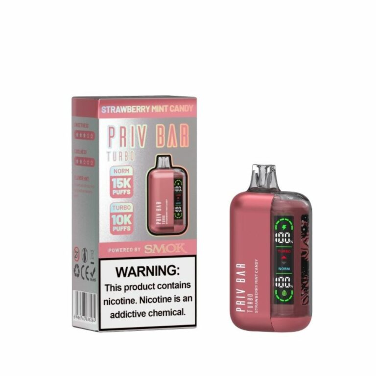 Priv Bar Turbo By SMOK – 15,000 Puffs Disposable Vape