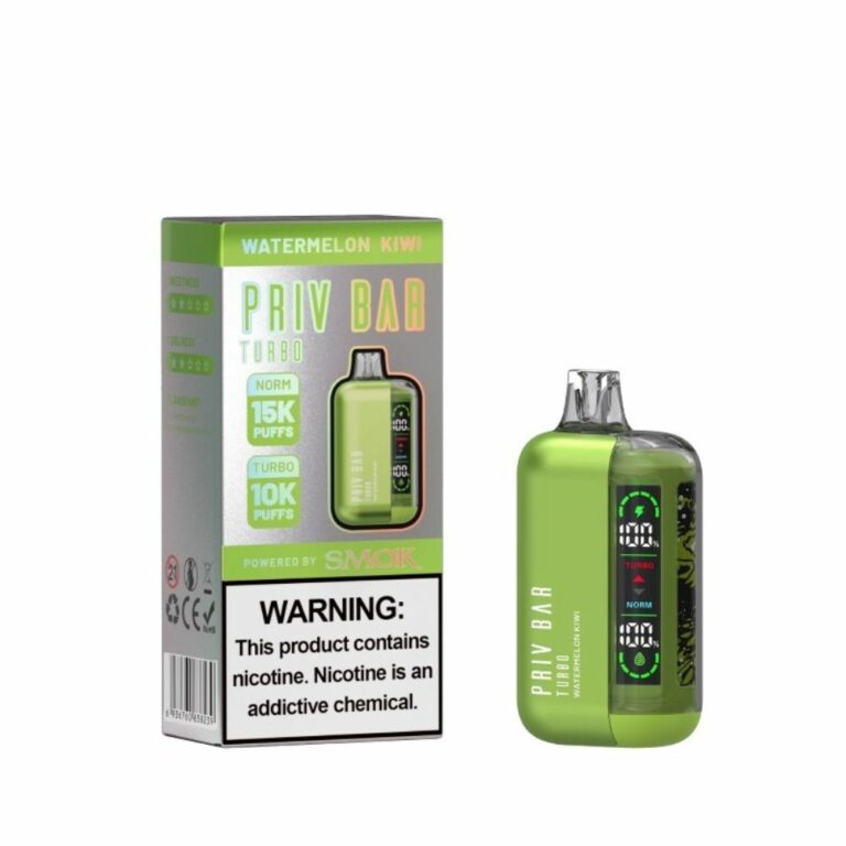 Priv Bar Turbo By SMOK – 15,000 Puffs Disposable Vape