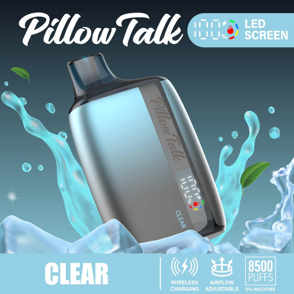 Pillow Talk Wireless Charging Rechargeable Disposable Vape I 8500 Puffs (10ct)