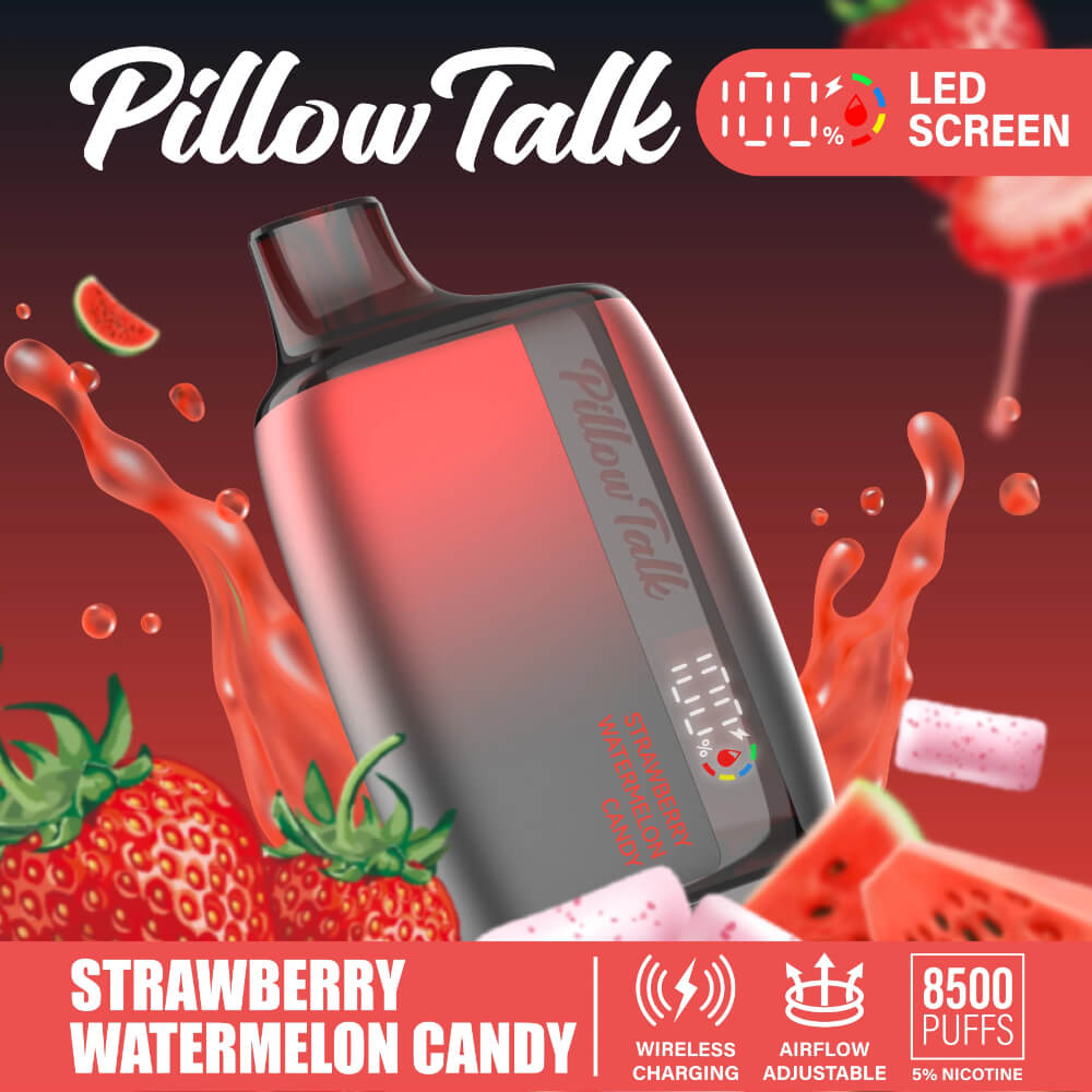 Pillow Talk Wireless Charging Rechargeable Disposable Vape I 8500 Puffs (10ct)