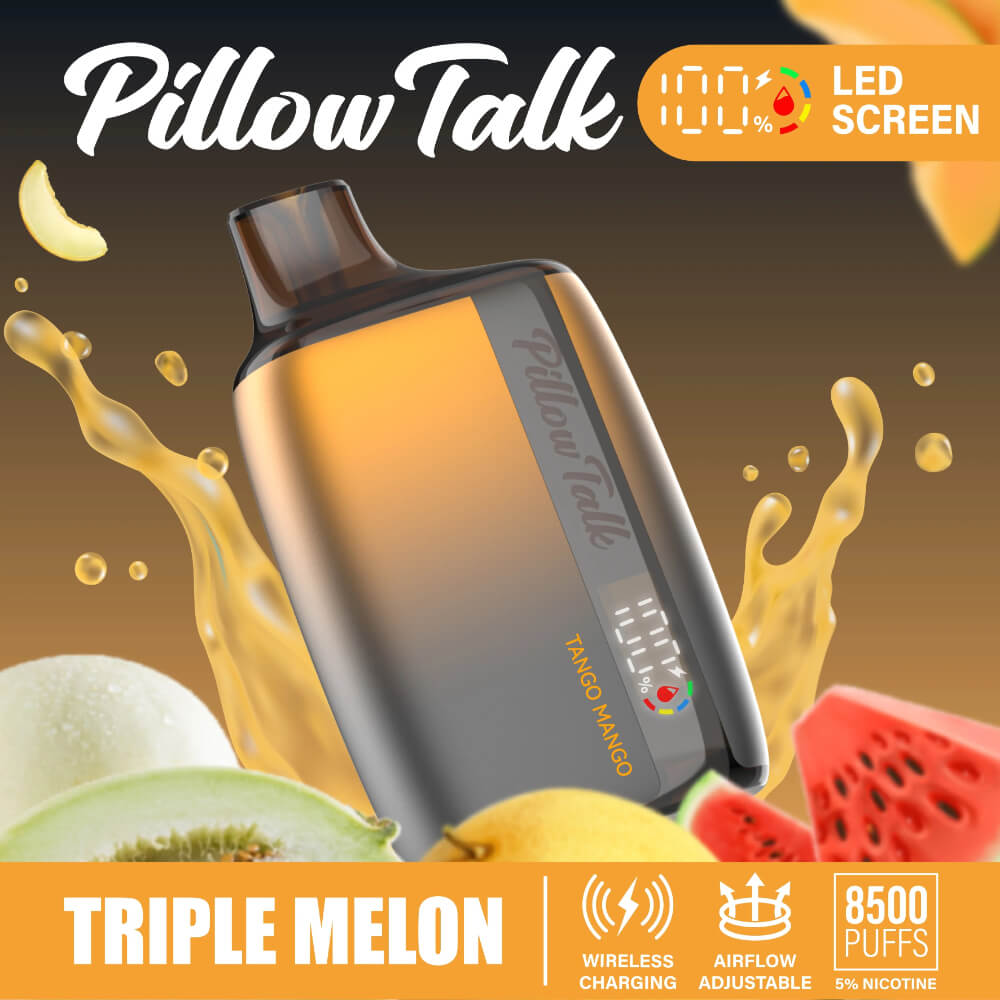 Pillow Talk Wireless Charging Rechargeable Disposable Vape I 8500 Puffs (10ct)