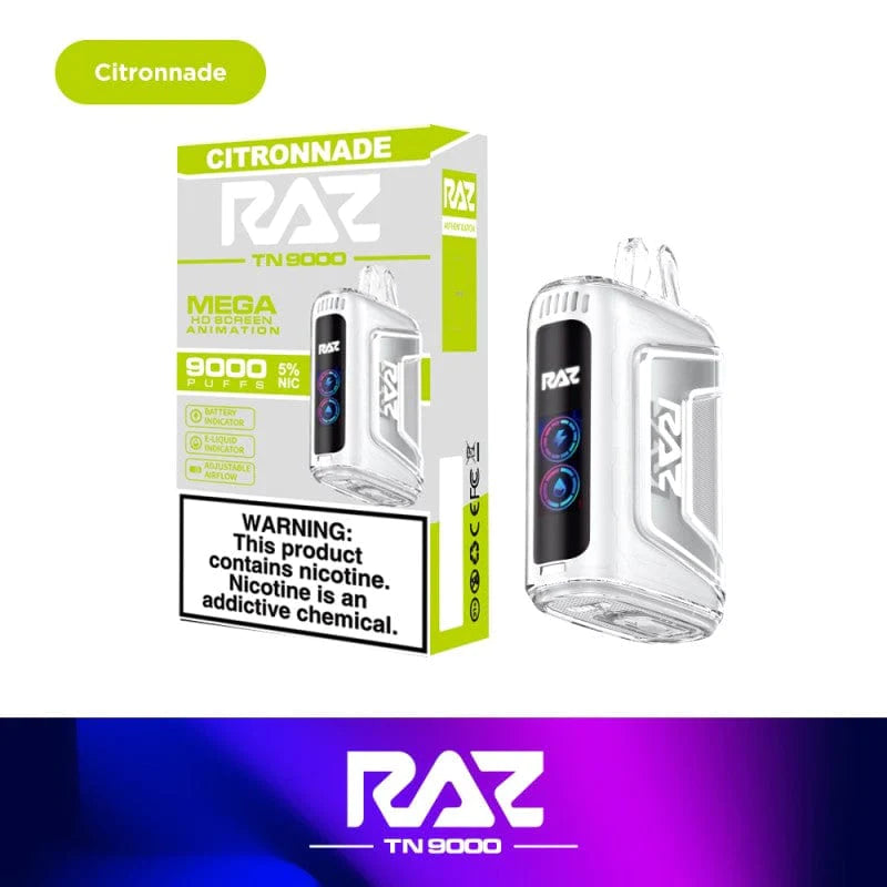 RAZ TN9000 DISPOSABLE VAPE 5% NICOTINE