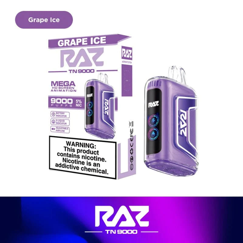 RAZ TN9000 DISPOSABLE VAPE 5% NICOTINE