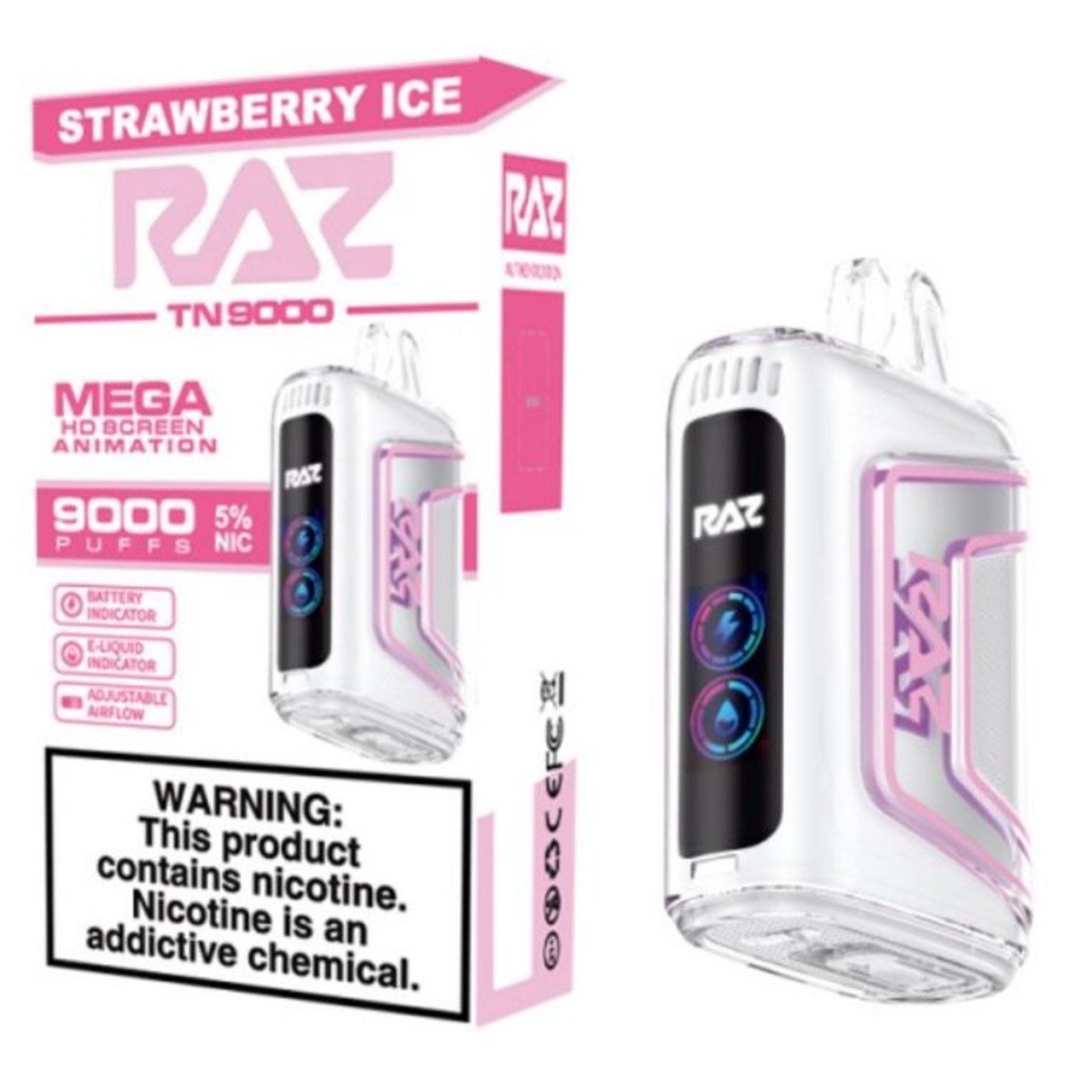 RAZ TN9000 DISPOSABLE VAPE 5% NICOTINE