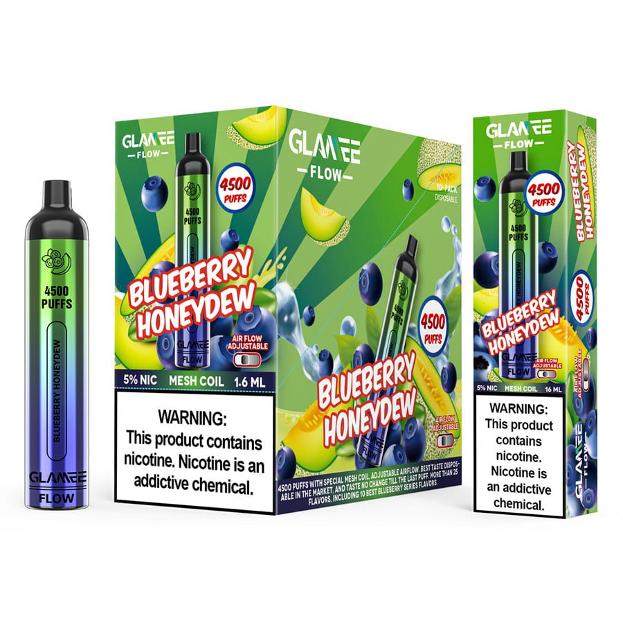 GLAMEE FLOW 4500 PUFFS DISPOSABLE VAPE DEVICE