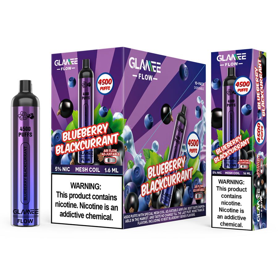 GLAMEE FLOW 4500 PUFFS DISPOSABLE VAPE DEVICE