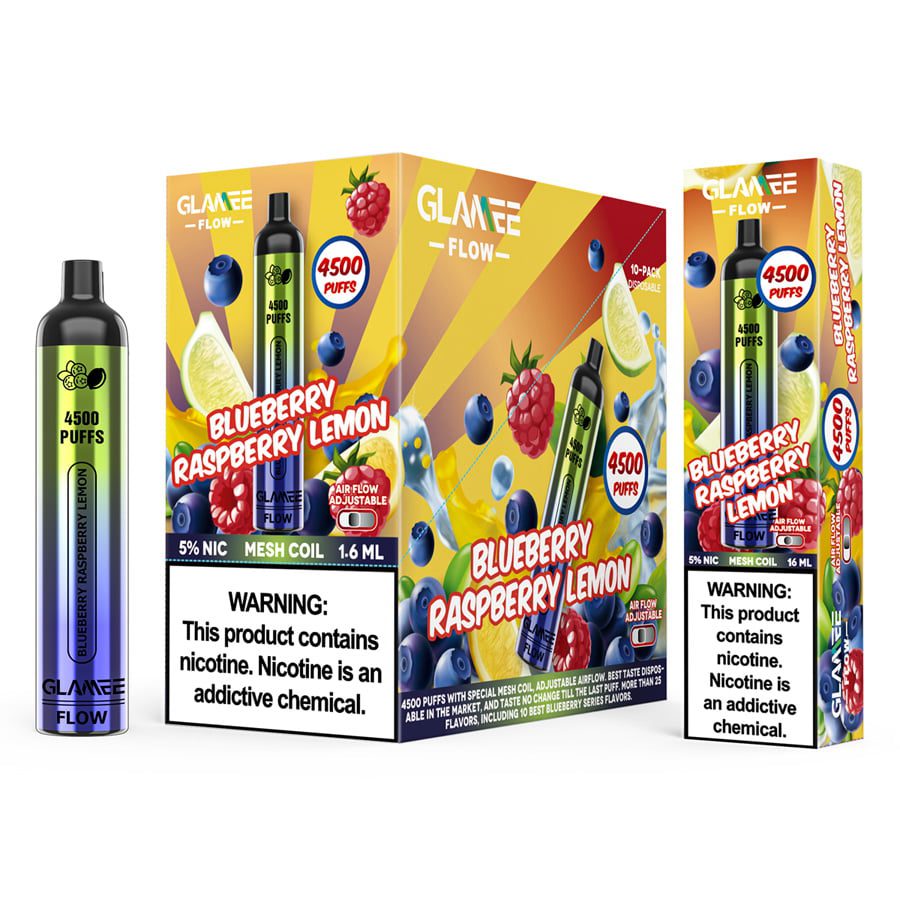 GLAMEE FLOW 4500 PUFFS DISPOSABLE VAPE DEVICE