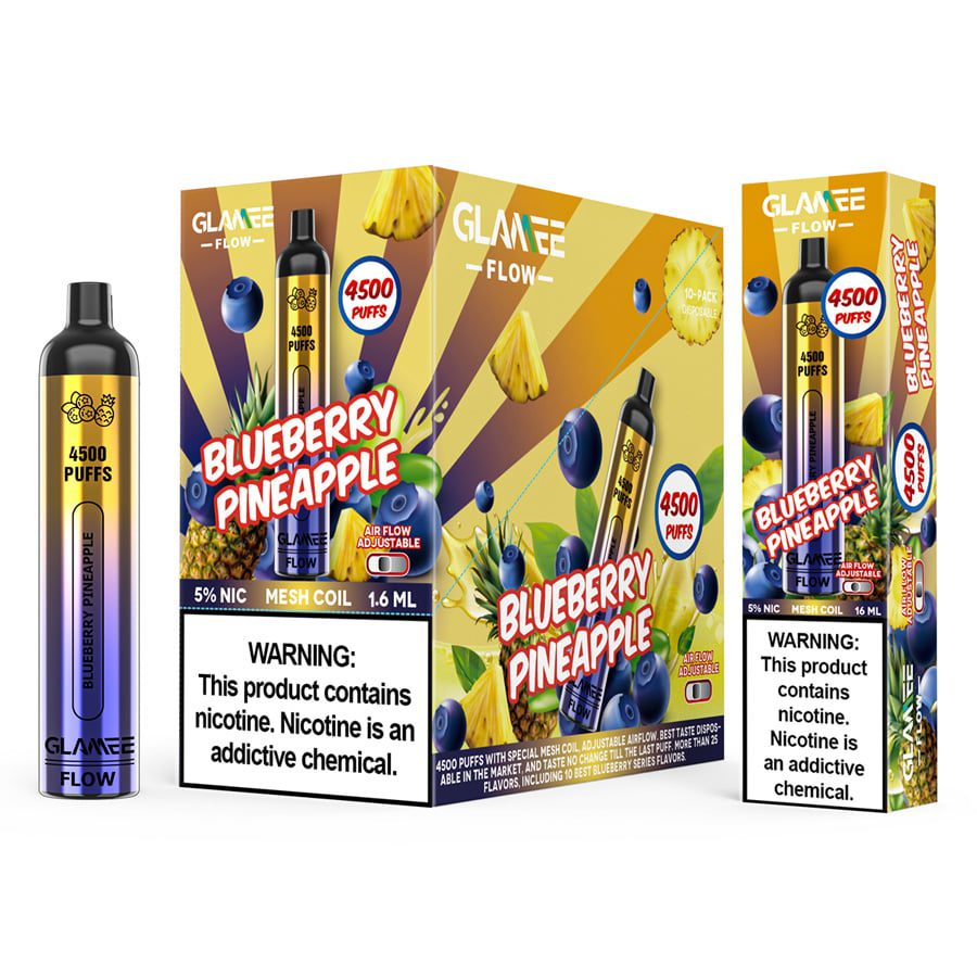 GLAMEE FLOW 4500 PUFFS DISPOSABLE VAPE DEVICE