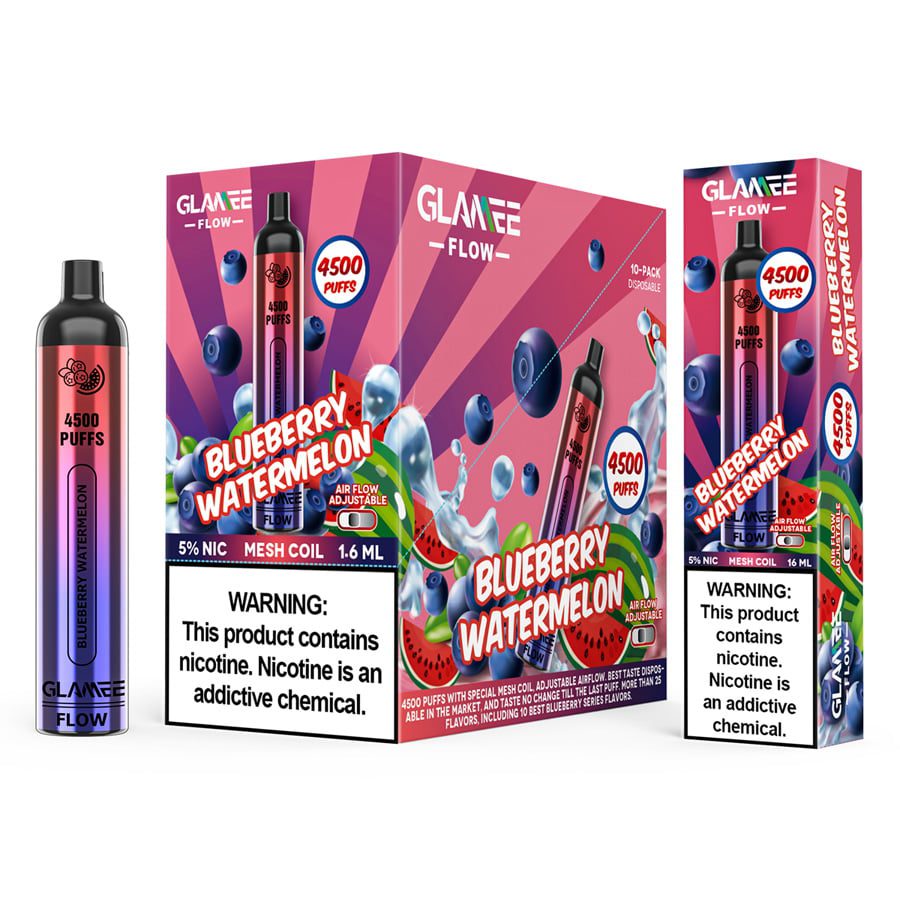 GLAMEE FLOW 4500 PUFFS DISPOSABLE VAPE DEVICE