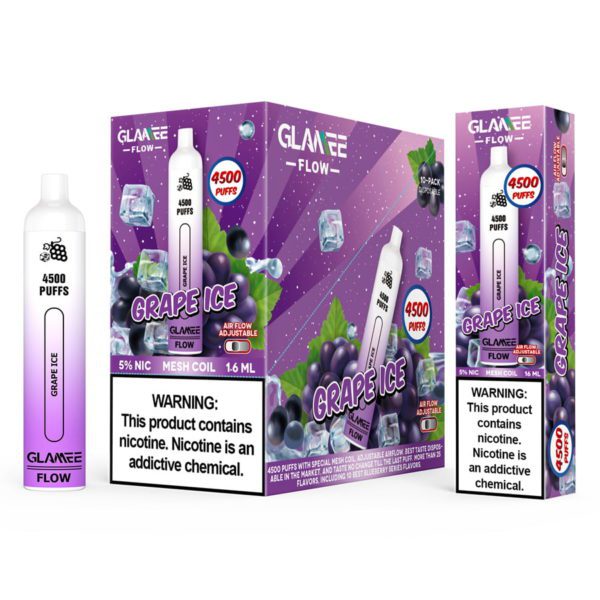 GLAMEE FLOW 4500 PUFFS DISPOSABLE VAPE DEVICE