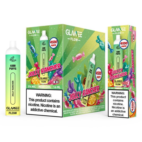 GLAMEE FLOW 4500 PUFFS DISPOSABLE VAPE DEVICE