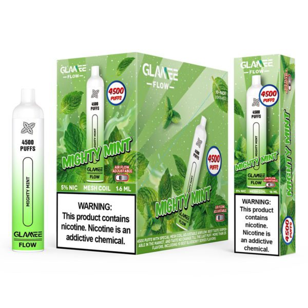 GLAMEE FLOW 4500 PUFFS DISPOSABLE VAPE DEVICE