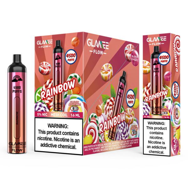 GLAMEE FLOW 4500 PUFFS DISPOSABLE VAPE DEVICE