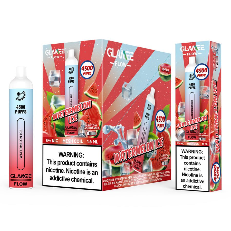 GLAMEE FLOW 4500 PUFFS DISPOSABLE VAPE DEVICE