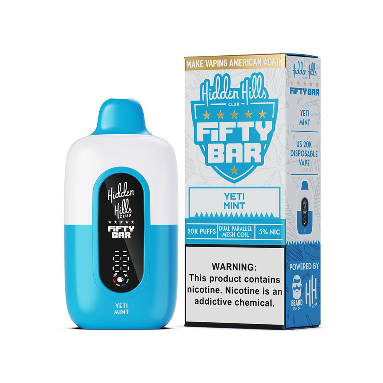 Hidden Hills Club x Fifty Bar 20000 Puffs Disposable