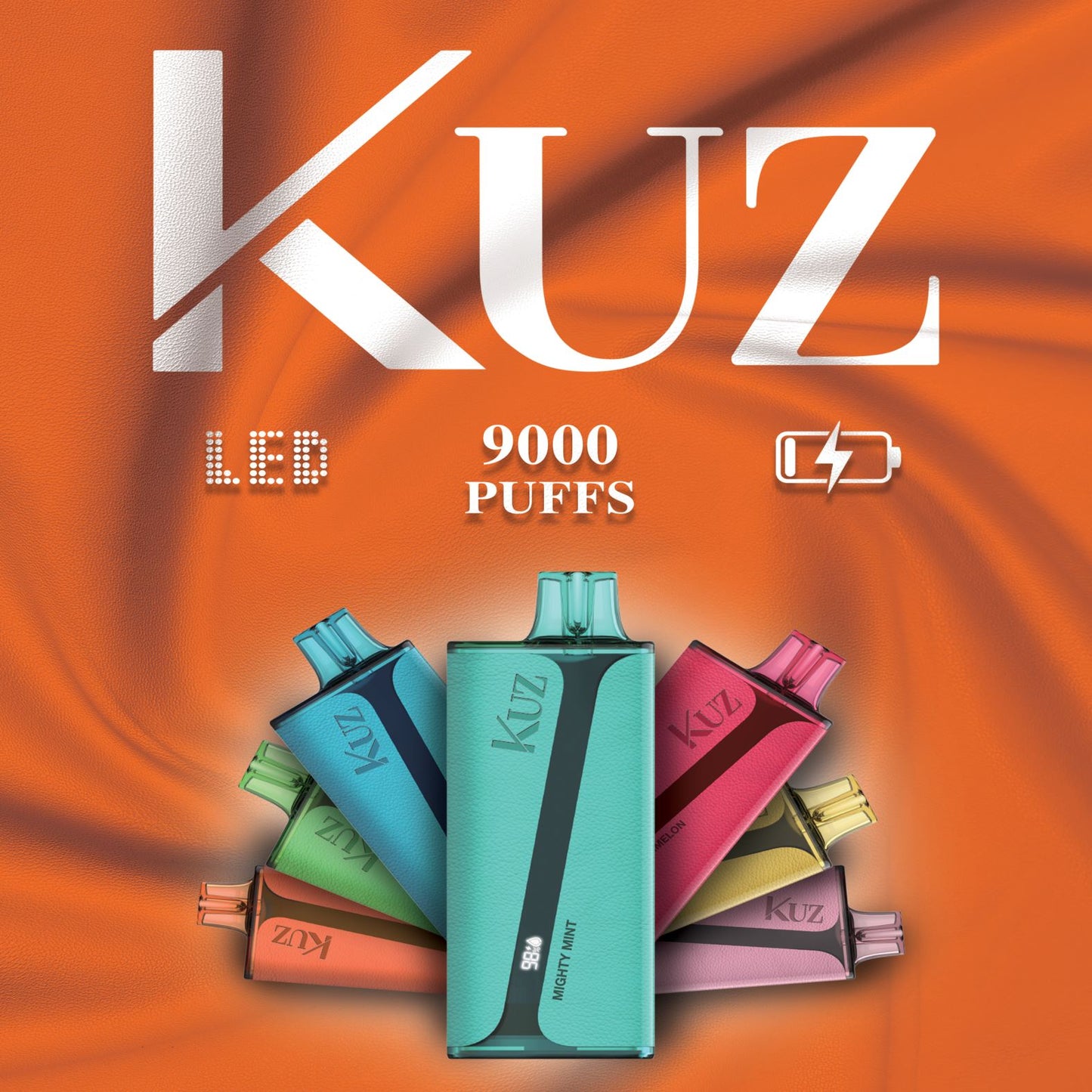 Kuz LED Disposable Vape 9000 Puffs