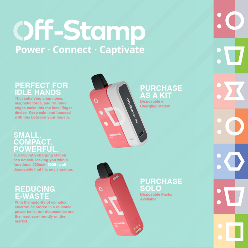 Off-Stamp SW9000 Disposable Vape Kit POWERED BY LOST MARY – 9000 Puffs