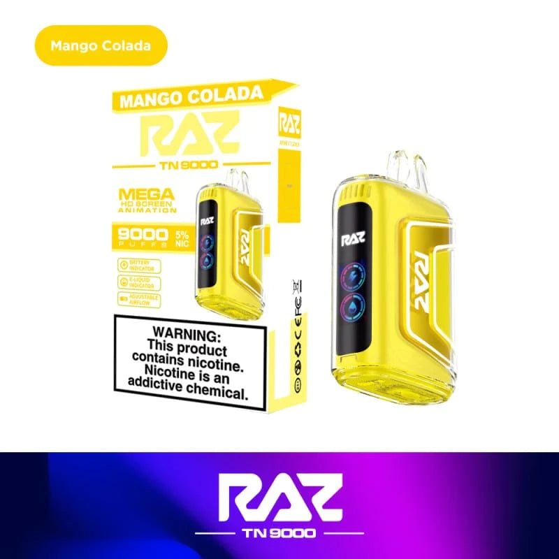 RAZ TN9000 DISPOSABLE VAPE 5% NICOTINE