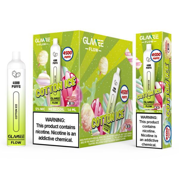 GLAMEE FLOW 4500 PUFFS DISPOSABLE VAPE DEVICE