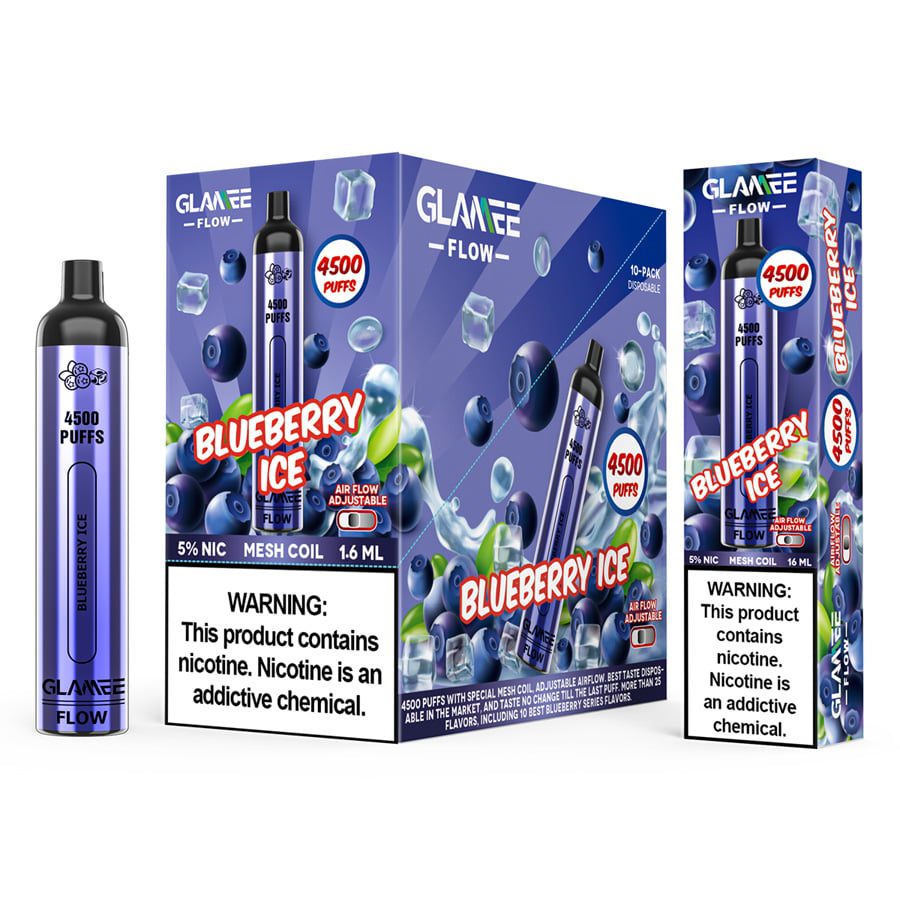 GLAMEE FLOW 4500 PUFFS DISPOSABLE VAPE DEVICE