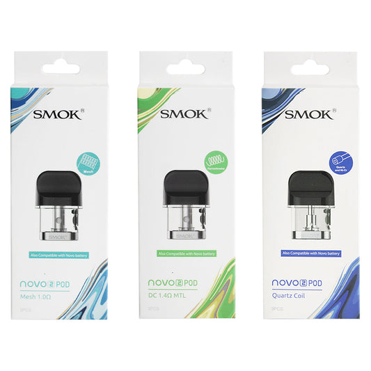 SMOK Novo 2 Replacement 2ml Pod - Pack of 3