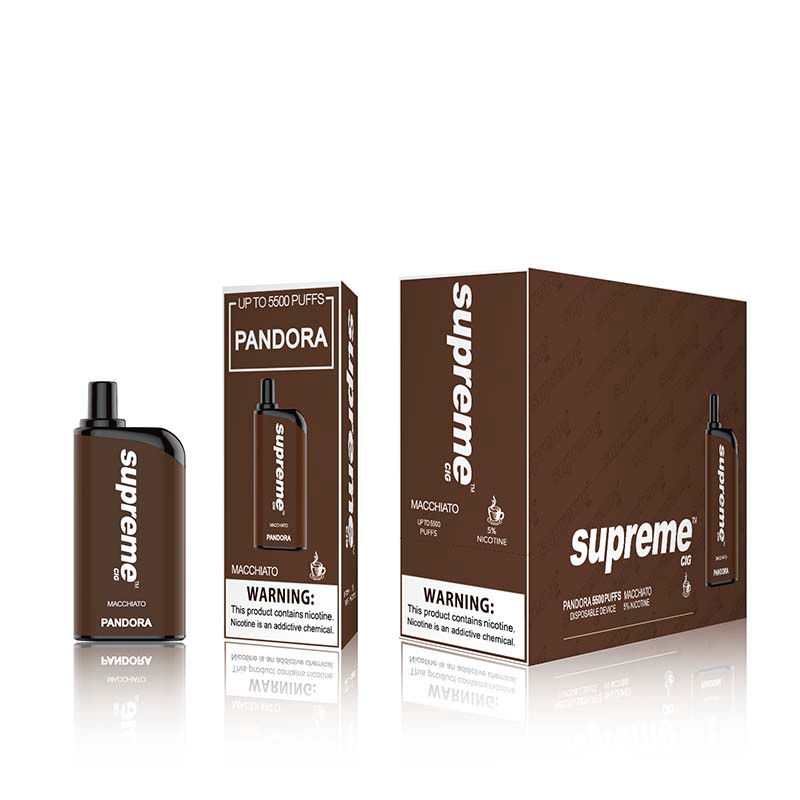 SUPREME PANDORA DISPOSABLE VAPE DEVICE 5500 PUFFS