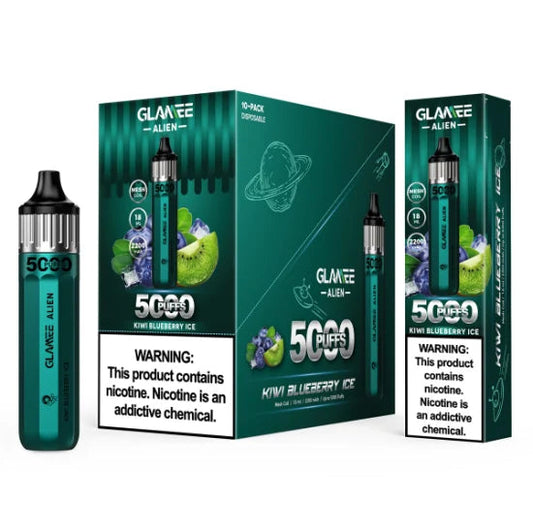 GLAMEE ALIEN 5000 PUFFS DISPOSABLE VAPE DEVICE 5pcs