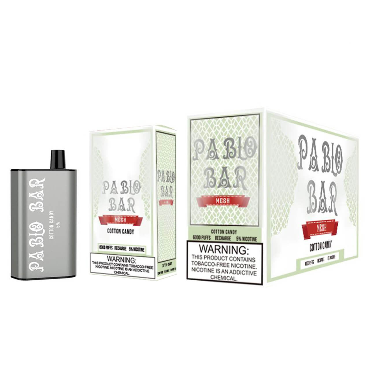 PABLO BAR DISPOSABLE VAPE DEVICE I 6000 PUFFS