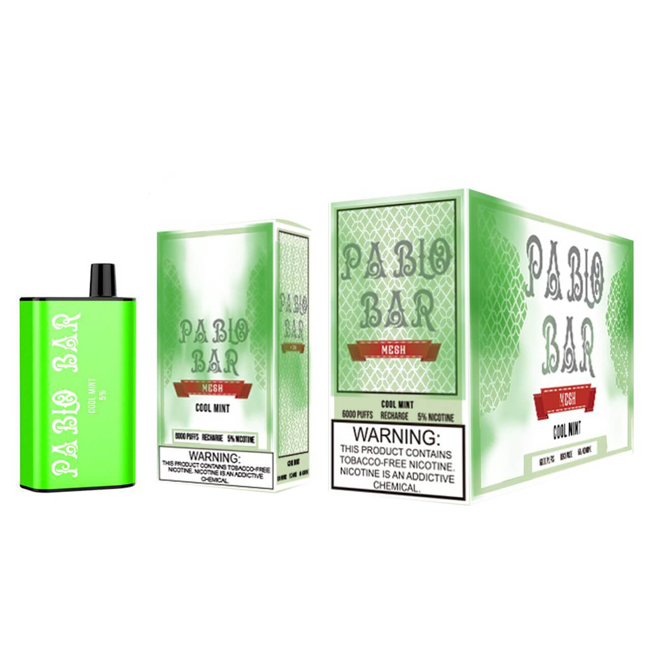 PABLO BAR DISPOSABLE VAPE DEVICE I 6000 PUFFS