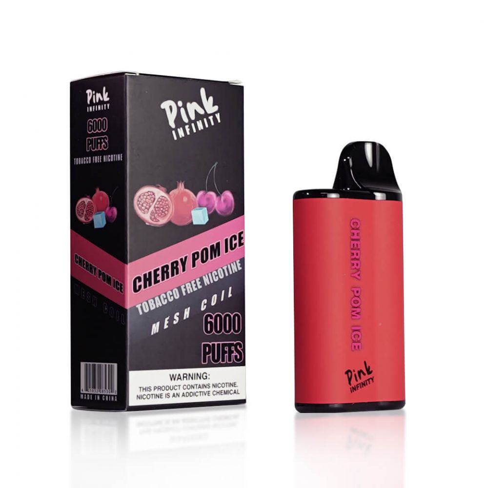 PINK INFINITY DISPOSABLE VAPE DEVICE I 6000 PUFFS