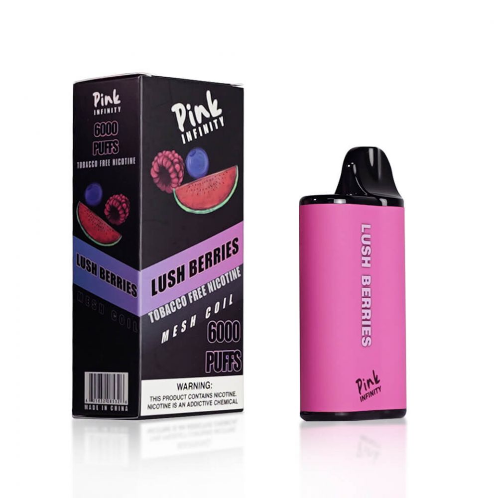 PINK INFINITY DISPOSABLE VAPE DEVICE I 6000 PUFFS