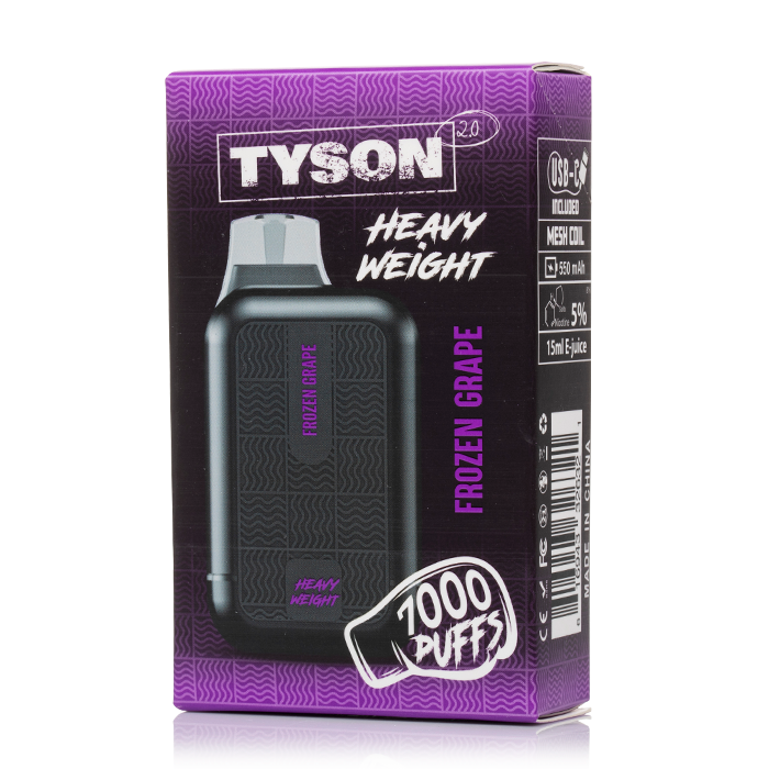 TYSON 2.0 HEAVYWEIGHT 7000 PUFF DISPOSABLE VAPES
